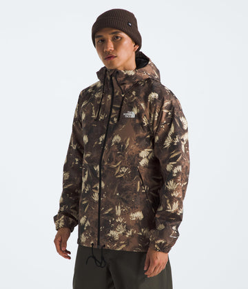 The North Face Antora Rain Hoodie Non-PFC DWR finish closeup shows eco-conscious water repellency