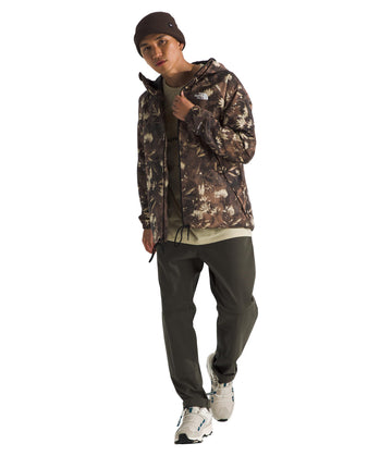 The North Face Antora Rain Hoodie seam sealed DryVent 2L closeup demonstrates rain protection and breathability