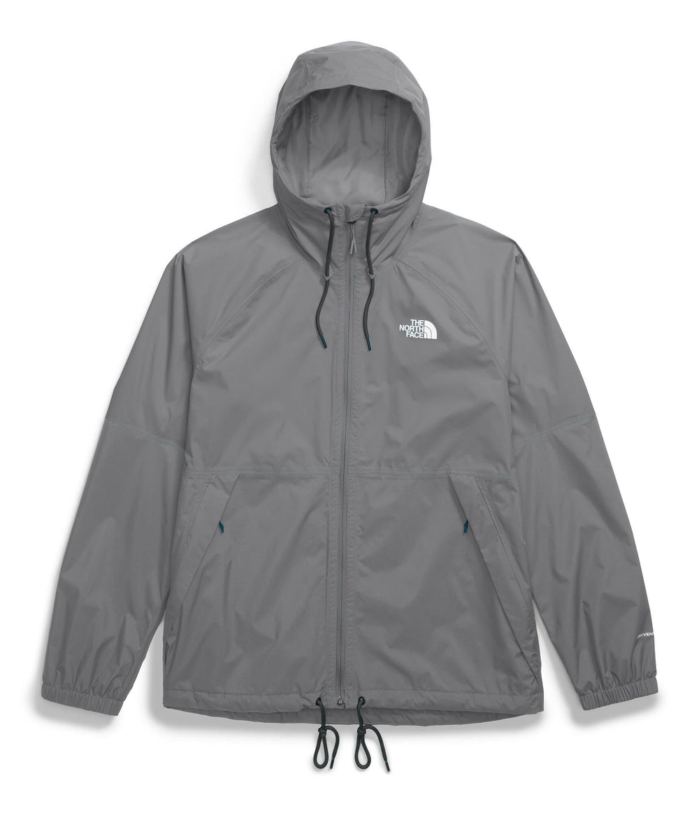 The North Face Antora Rain Hoodie worn in cityscape for versatile protection