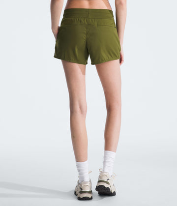 The North Face Aphrodite shorts pocket detail emphasizes convenience on hikes.