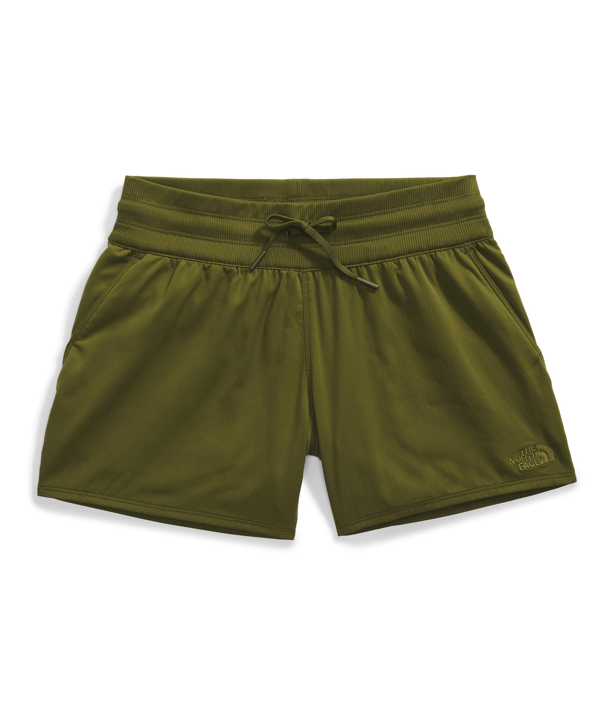 The North Face Aphrodite shorts in action during outdoor activity.