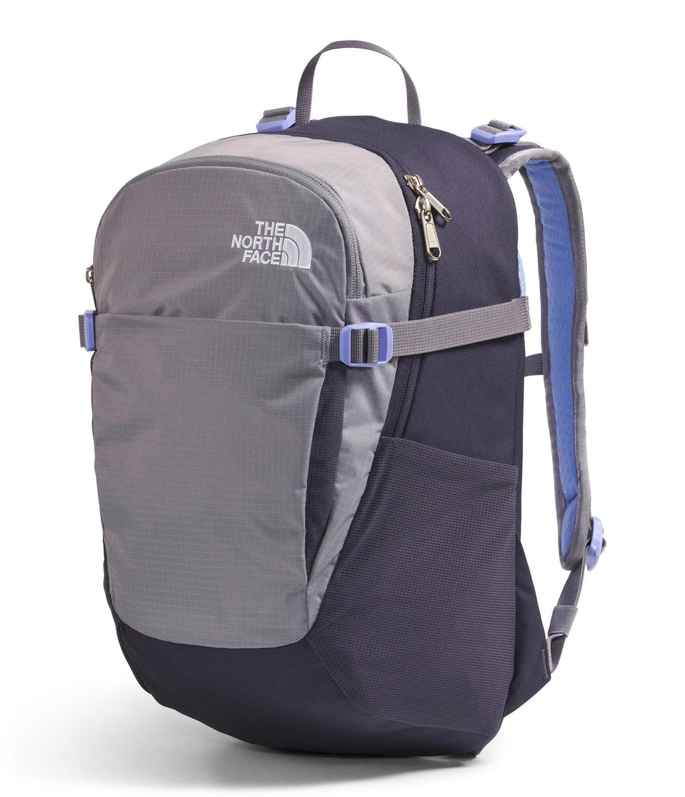 The North Face Basin 15L external stash pocket for quick-access items.
