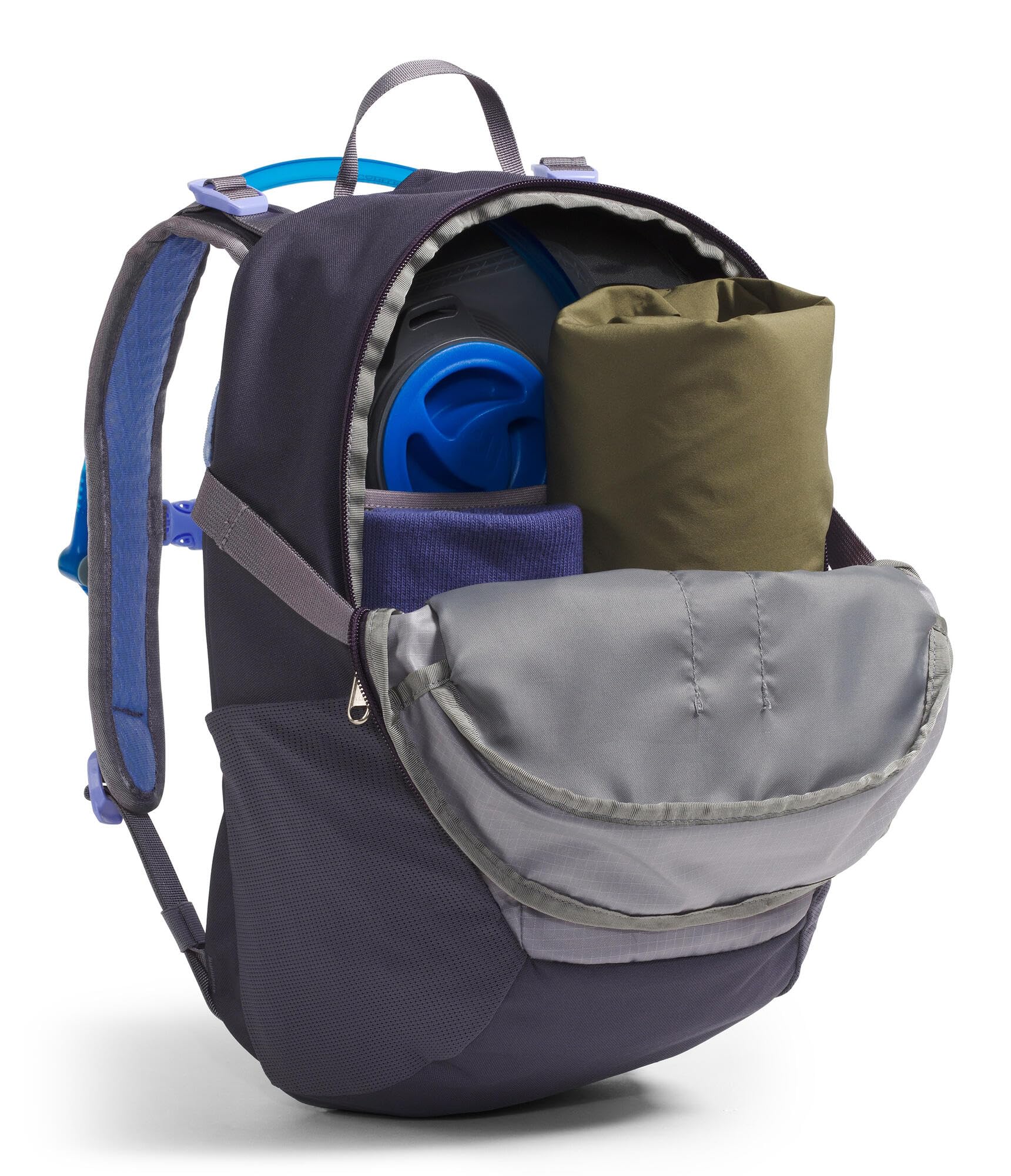 The North Face Basin 15L two quick-access bottle pockets for effortless hydration.