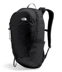 The North Face Basin 18L water bottle stash ready for hydration stops.