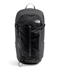 The North Face Basin 36L backpack front view showing organized storage for day hikes