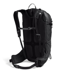 The North Face Basin 36L rain cover attached protects gear in wet weather