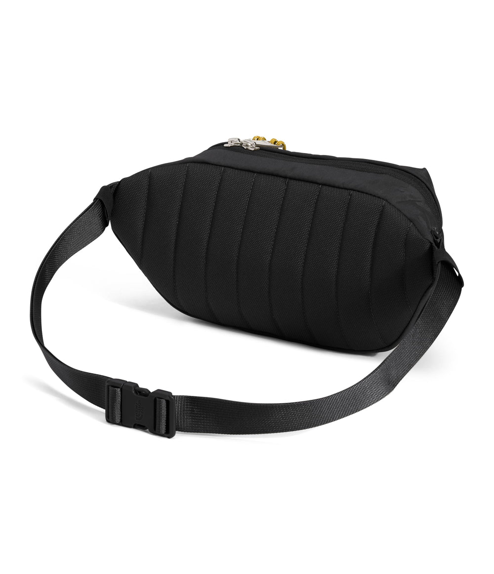 The North Face Berkeley Lumbar Bag side-strap design supports adjustable waist fit.