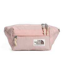The North Face Berkeley Lumbar waist pack side view with adjustable belt for fit versatility.