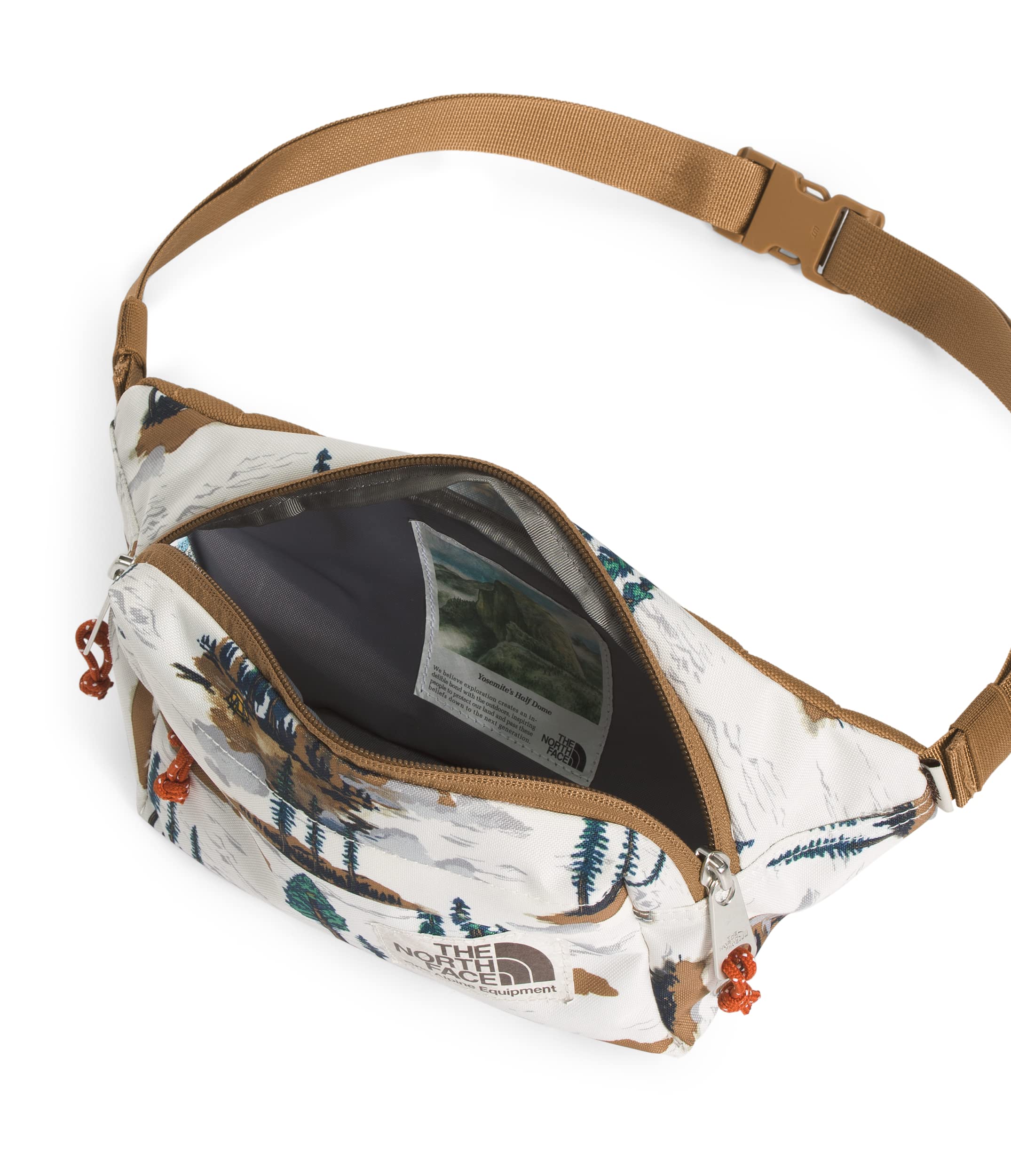 The North Face Berkeley Lumbar waist pack back strap design enhances stability.