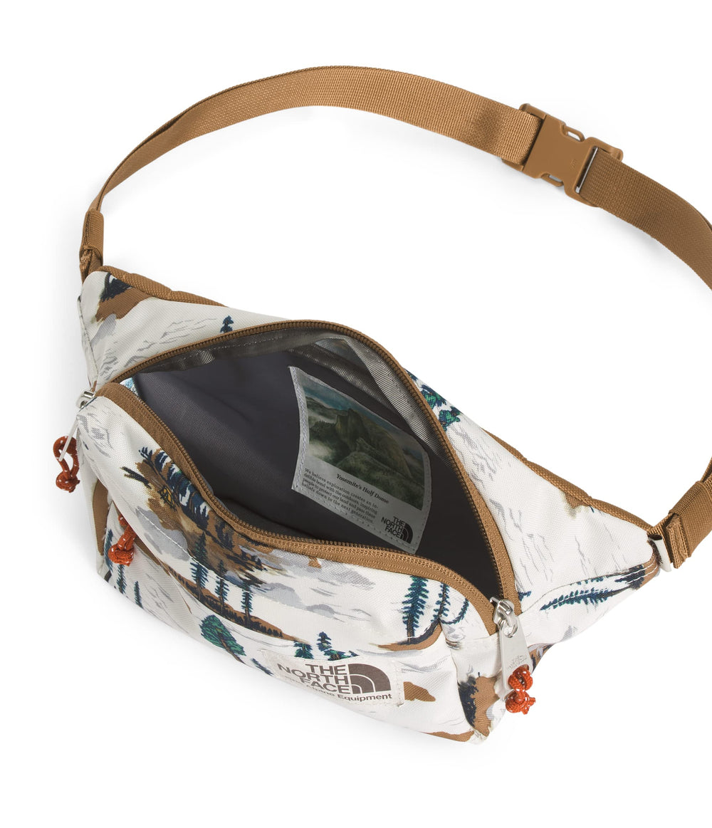 The North Face Berkeley Lumbar waist pack back strap design enhances stability.