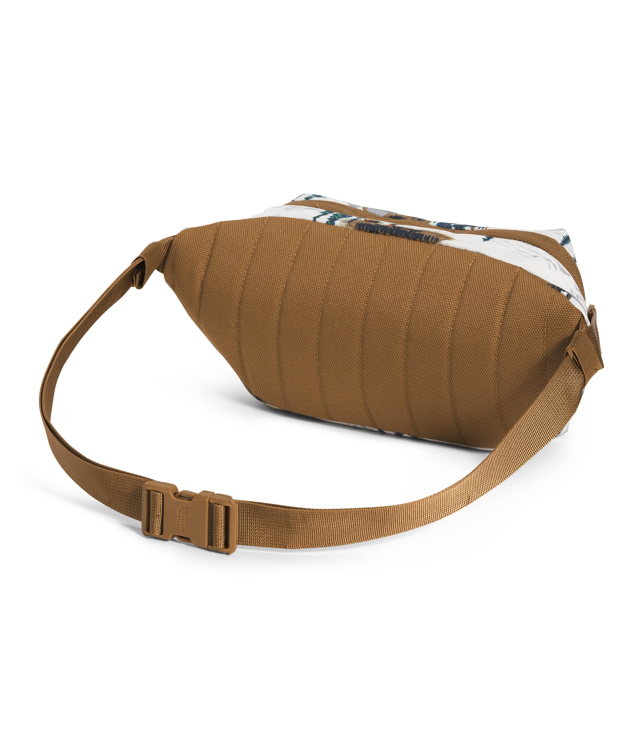 The North Face Berkeley Lumbar waist pack side view highlights adjustable strap comfort.