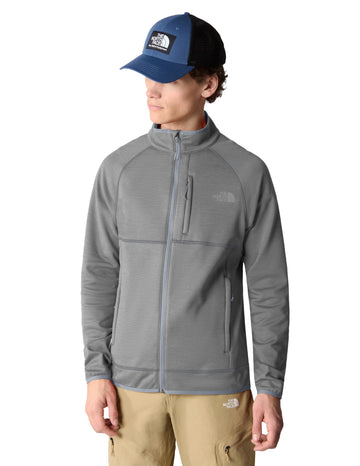 The North Face Canyonlands full zip front view offers versatile warmth and mobility.