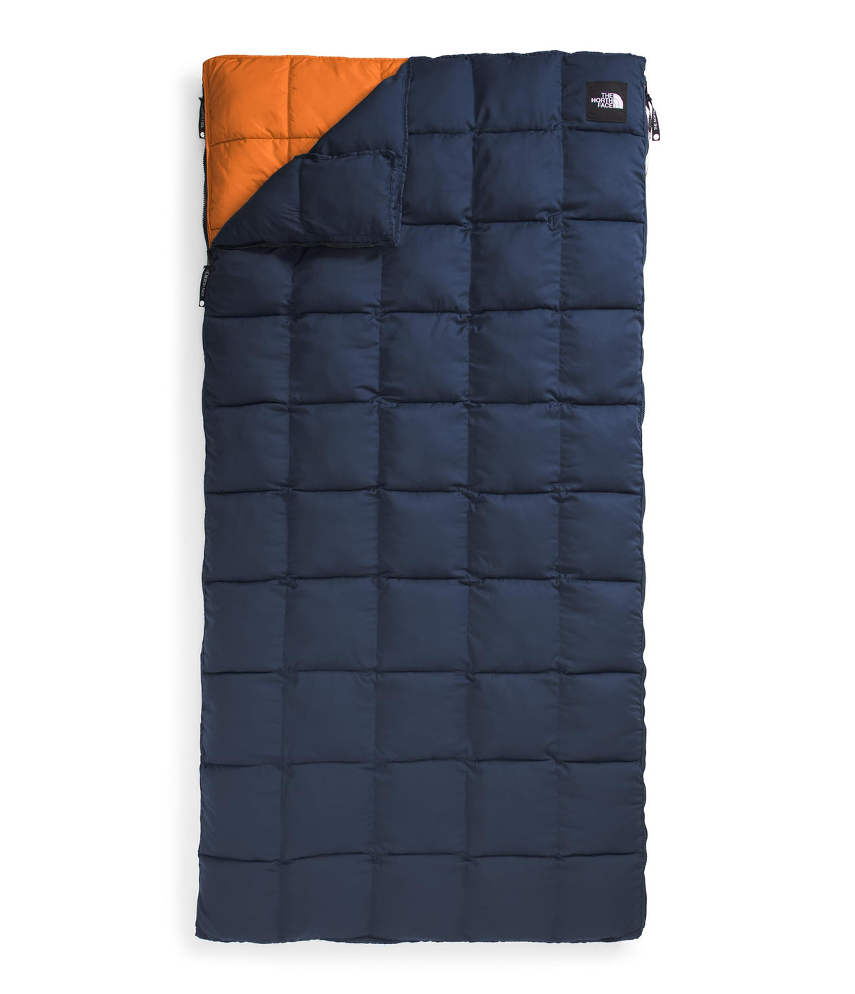 The North Face Cozy One Bag outer fabric close-up showing durable water-repellent finish.