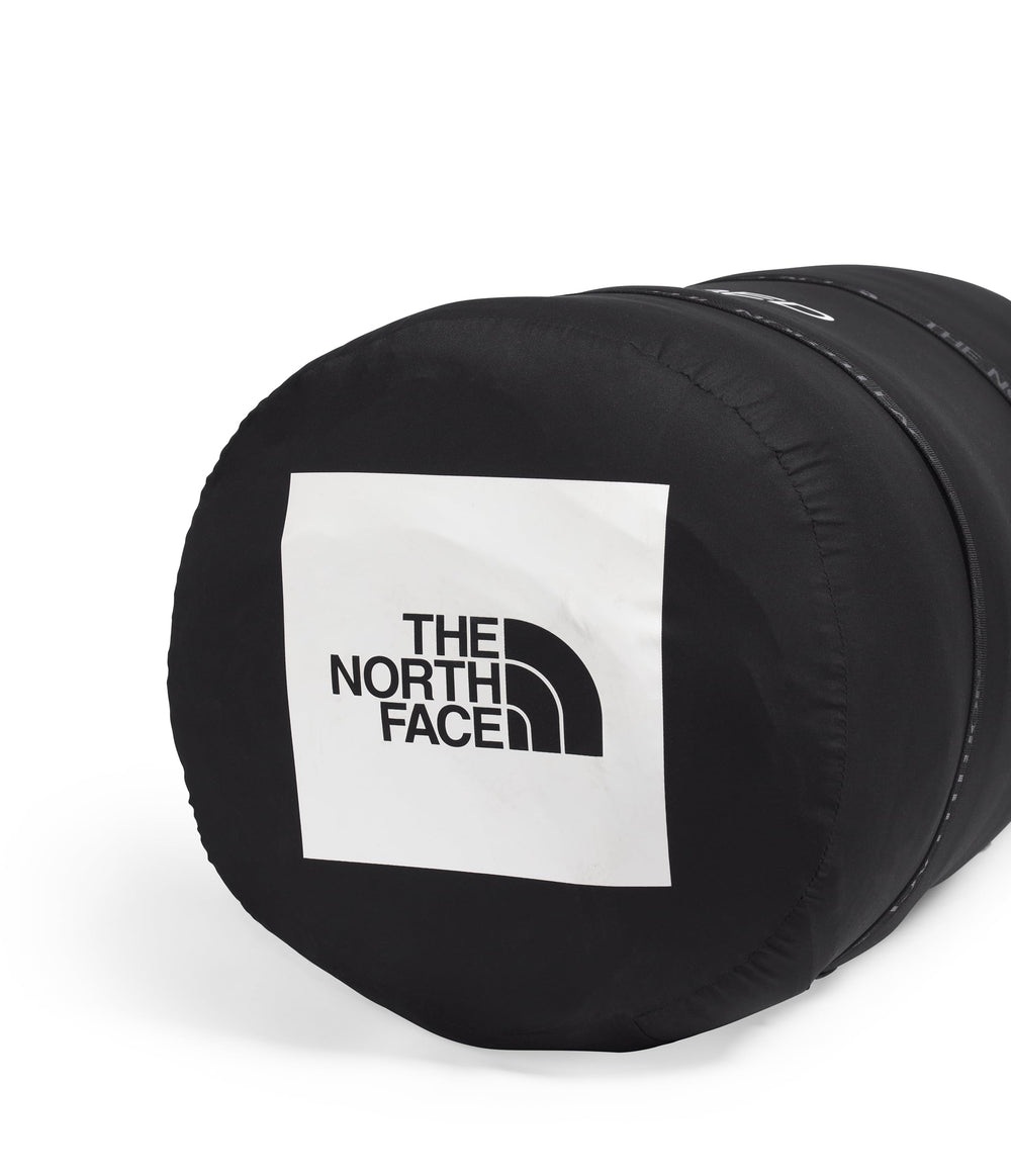 The North Face Cozy One Bag with water-repellent DWR coating for damp conditions.