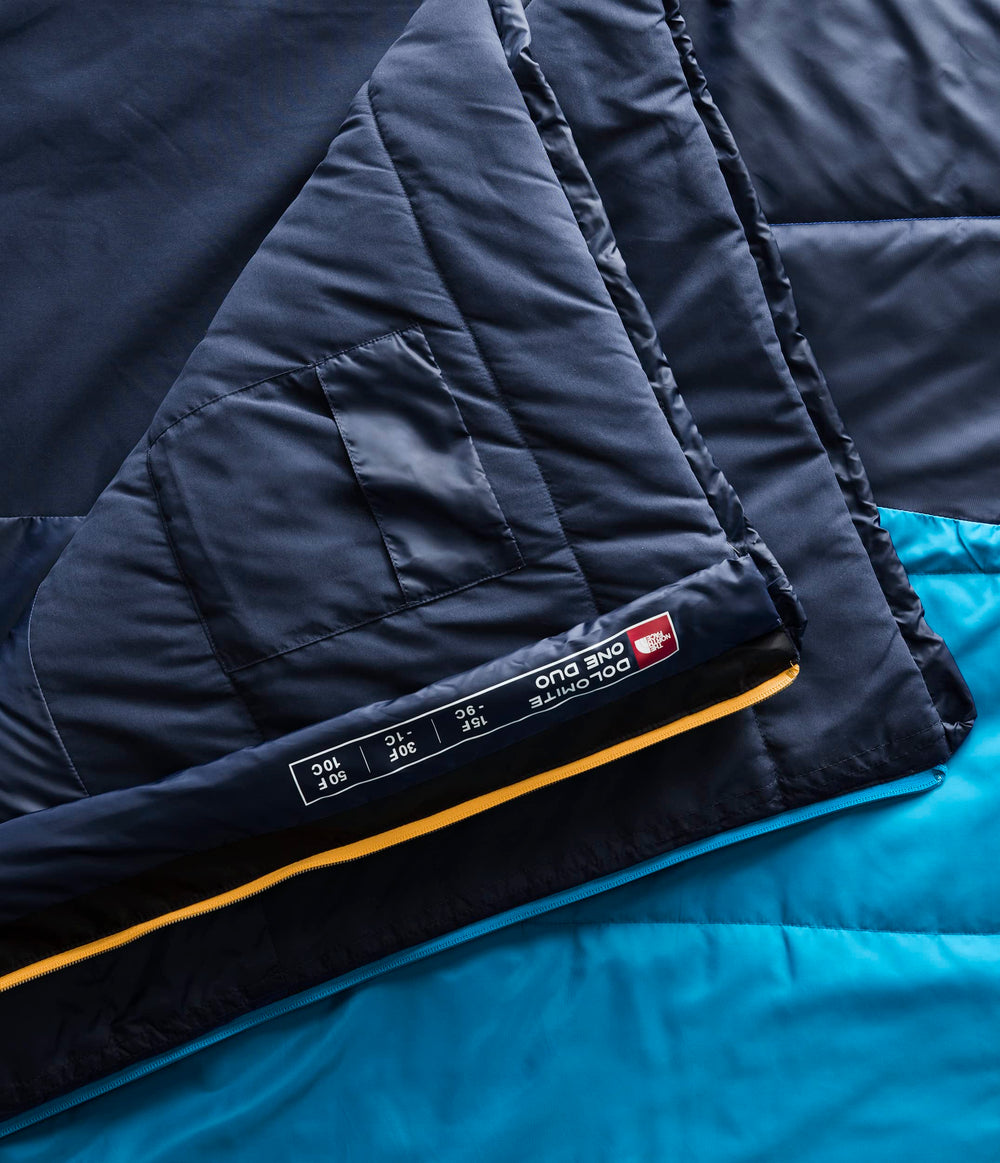 The North Face Dolomite One compact stuff-sack for easy packing.