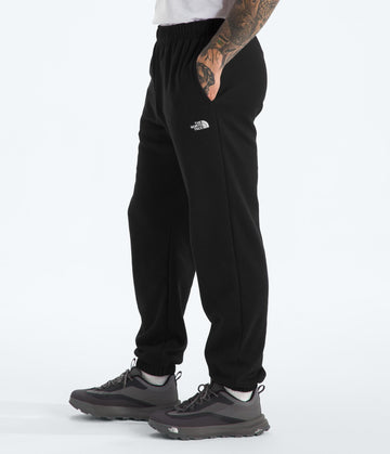 The North Face Evolution Simple Dome Pant black side view ready for movement and outdoor adventures.