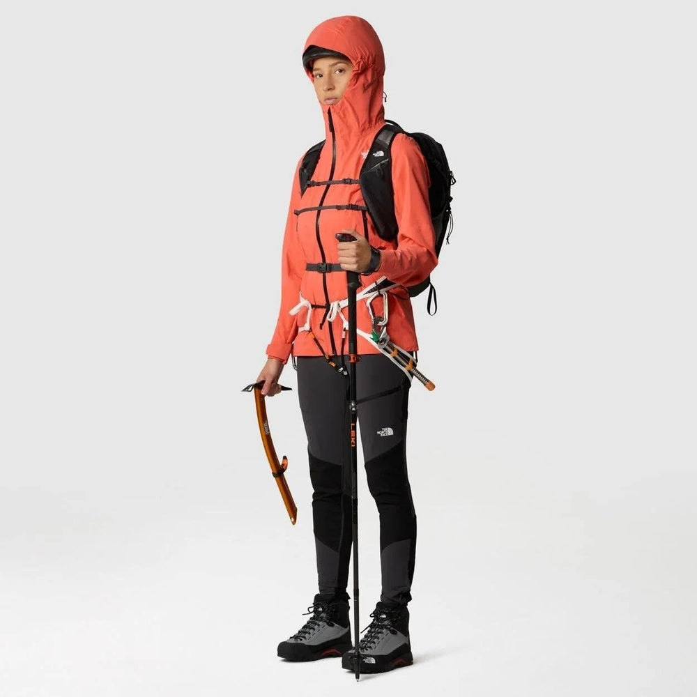 The North Face hiking crew sock showing extended heel for enhanced fit.