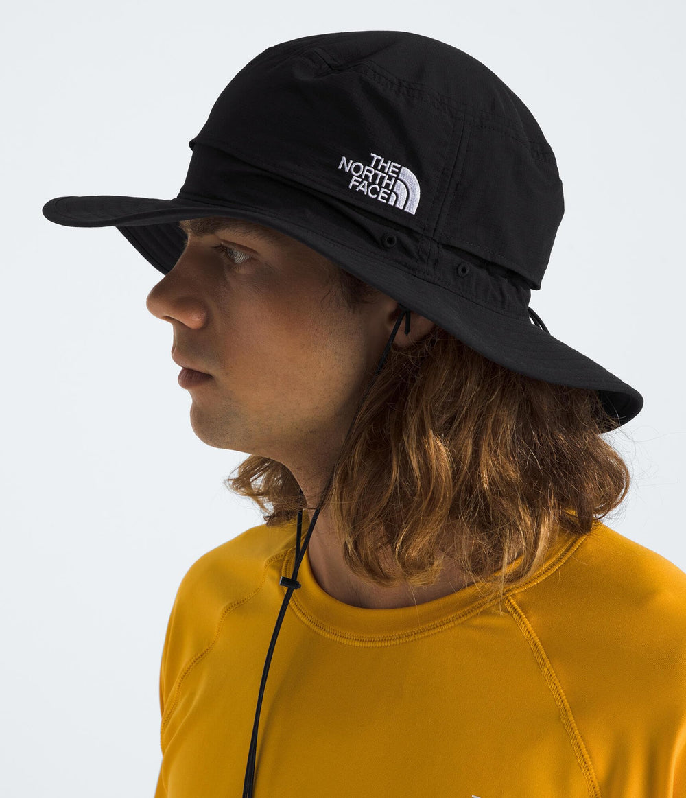 The North Face Horizon Breeze Brimmer hat back-closure view showing secure fit