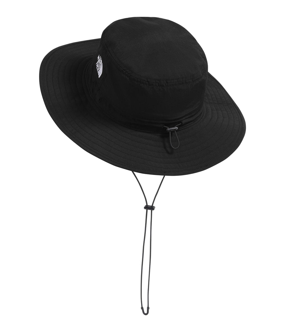 The North Face Horizon Breeze Brimmer hat side profile showcases flexible fit for outdoor adventures.