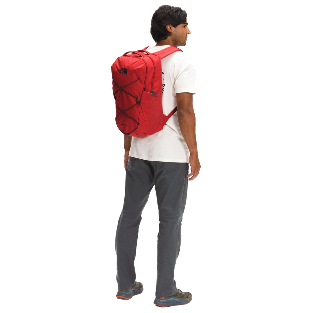 The North Face Jester comfort features include padded straps and breathable back panel.