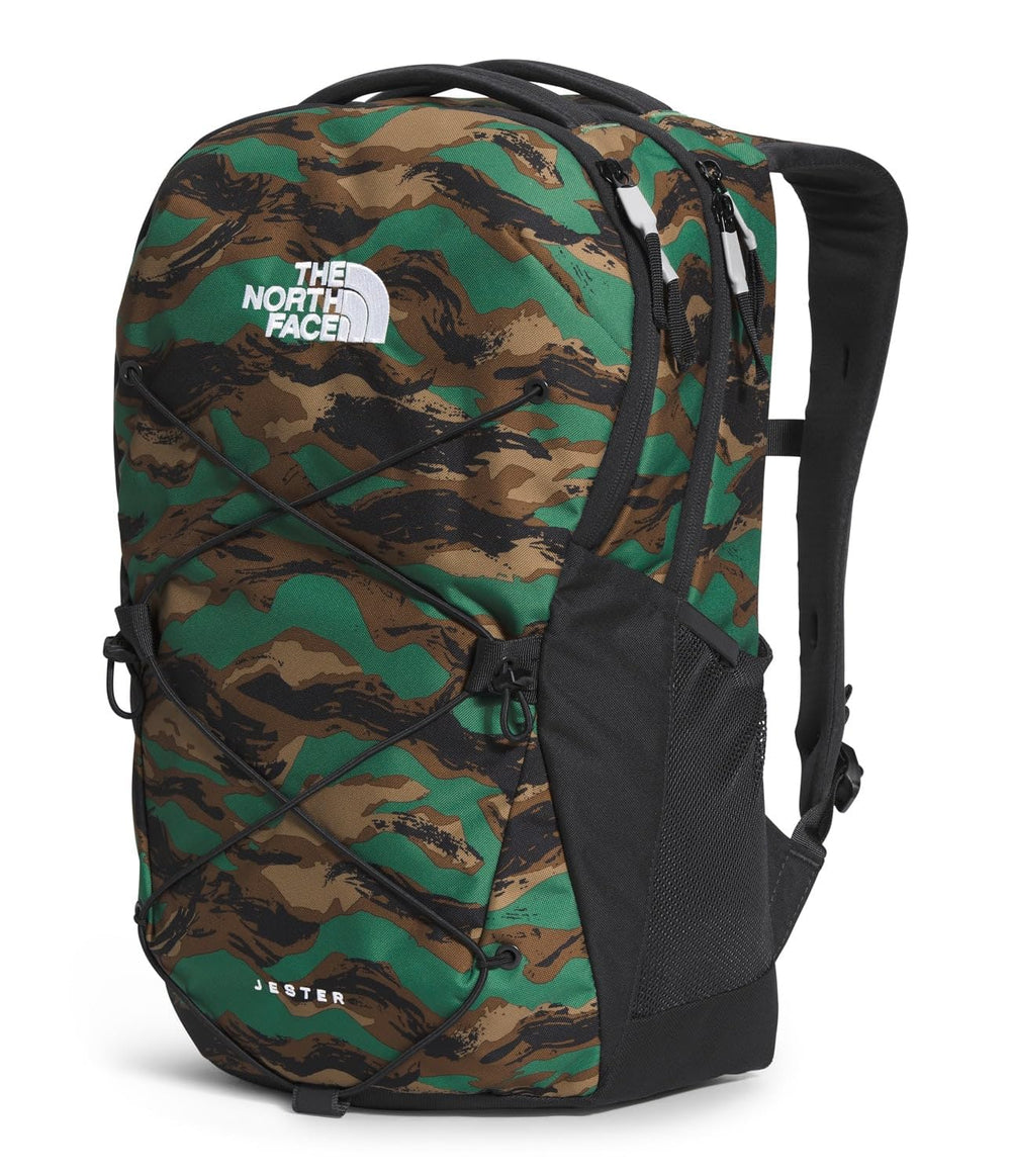 The North Face Jester front compartment keeps essentials organized for quick access.