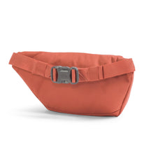 The North Face Jester Lumbar Pack side view highlighting adjustable strap for crossbody wear