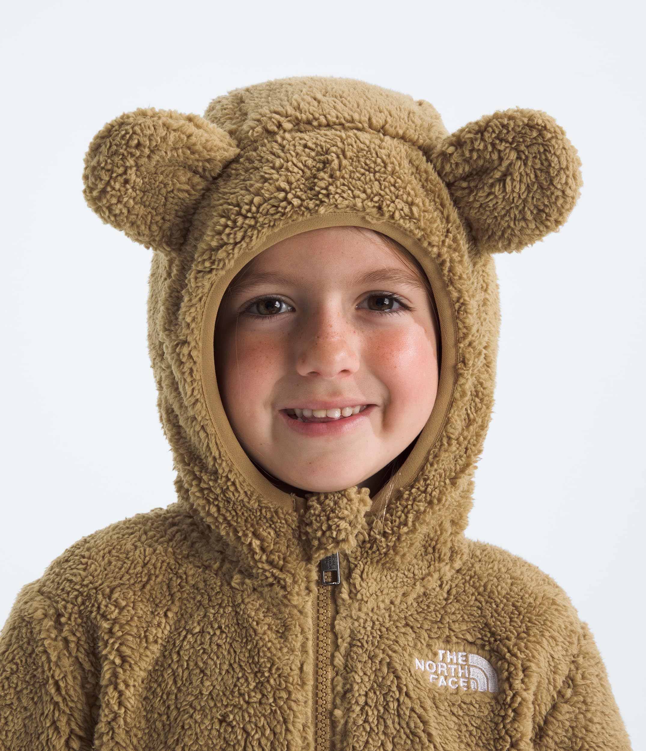 The North Face Kids Campshire sustainable fleece emphasizes recycled materials warmth.