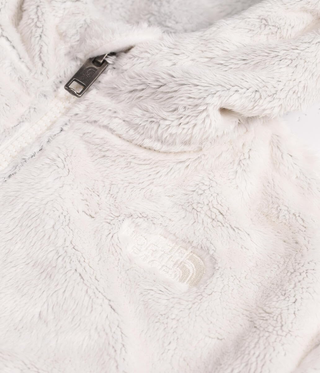 The North Face Kids Osito full zip hoodie relaxed fit is easy to layer