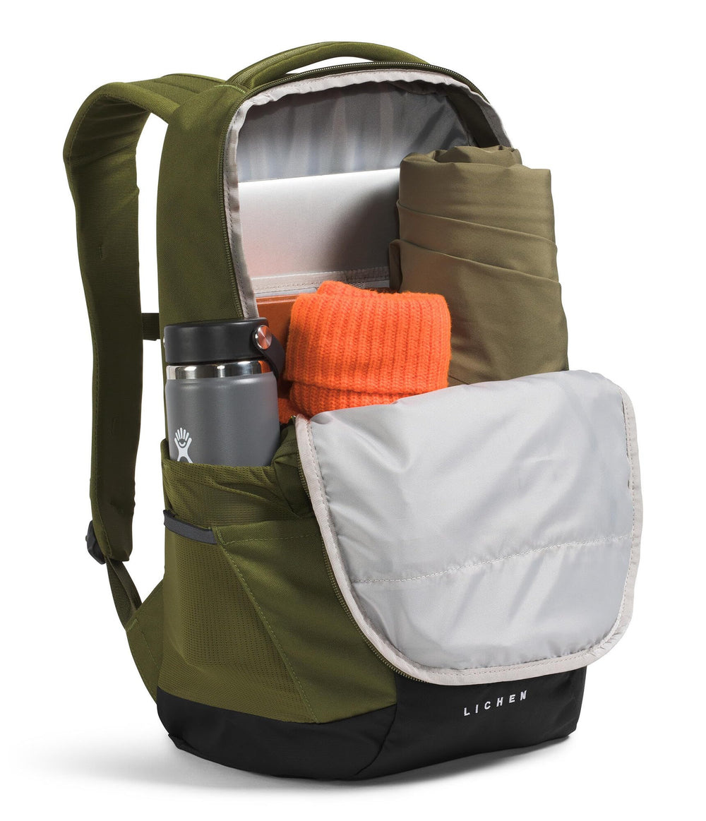 The North Face Lichen Daypack center-front pouch provides quick access to essentials.