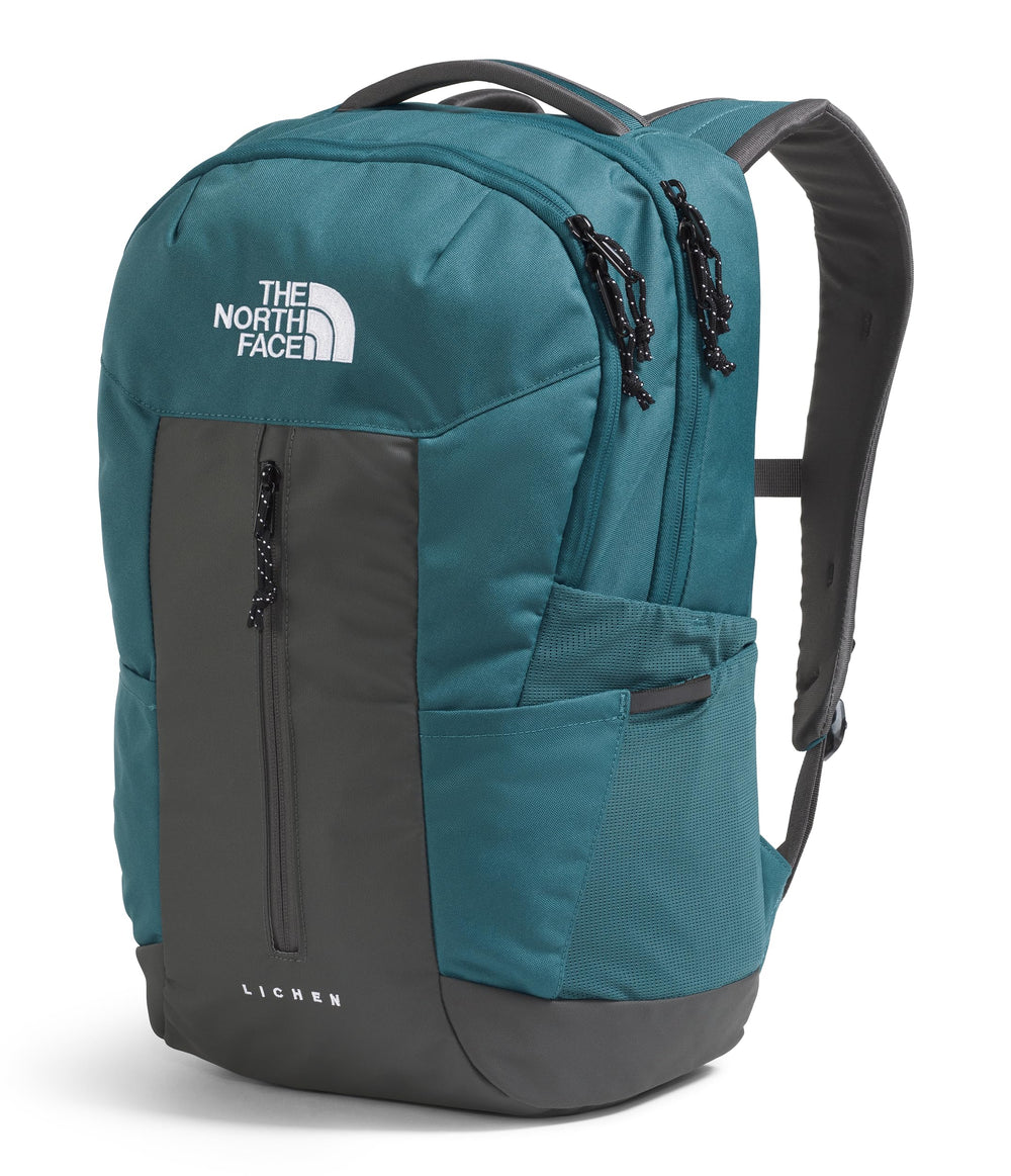 The North Face Lichen Daypack front organization with internal pockets.