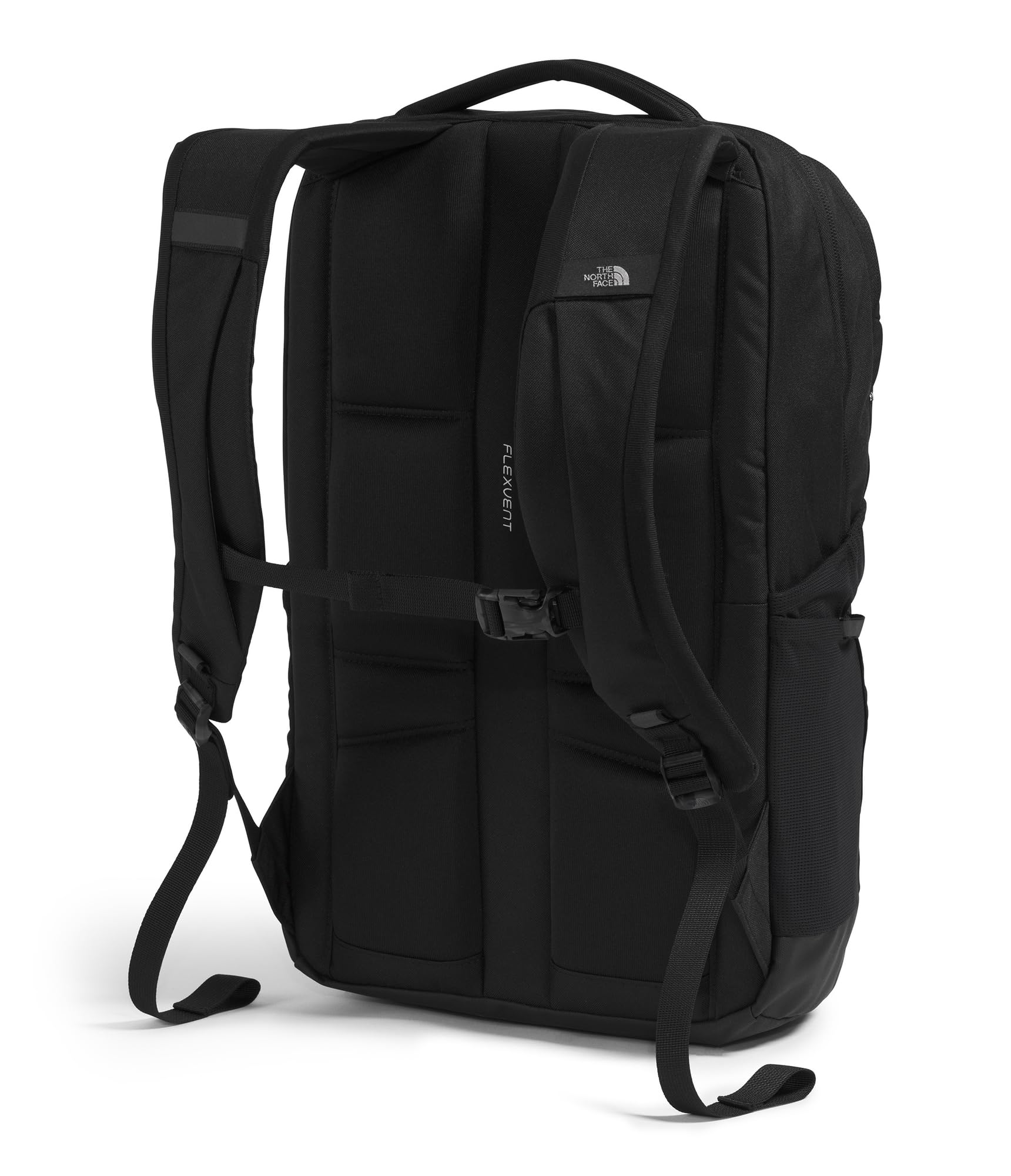 The North Face Lichen Daypack laptop sleeve view emphasizes safe 16 inch laptop storage