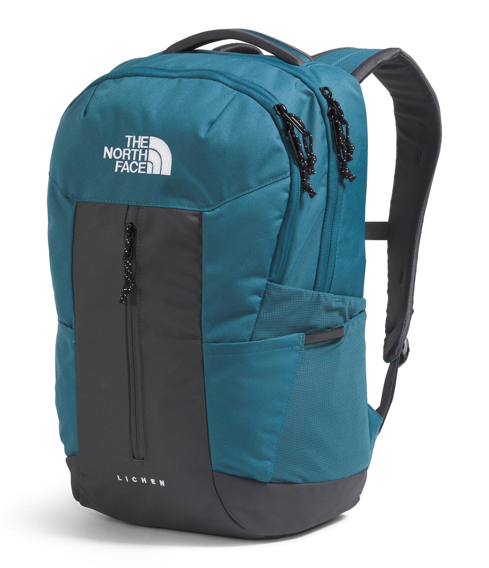 The North Face Lichen Daypack with 16-inch laptop sleeve protecting a device.