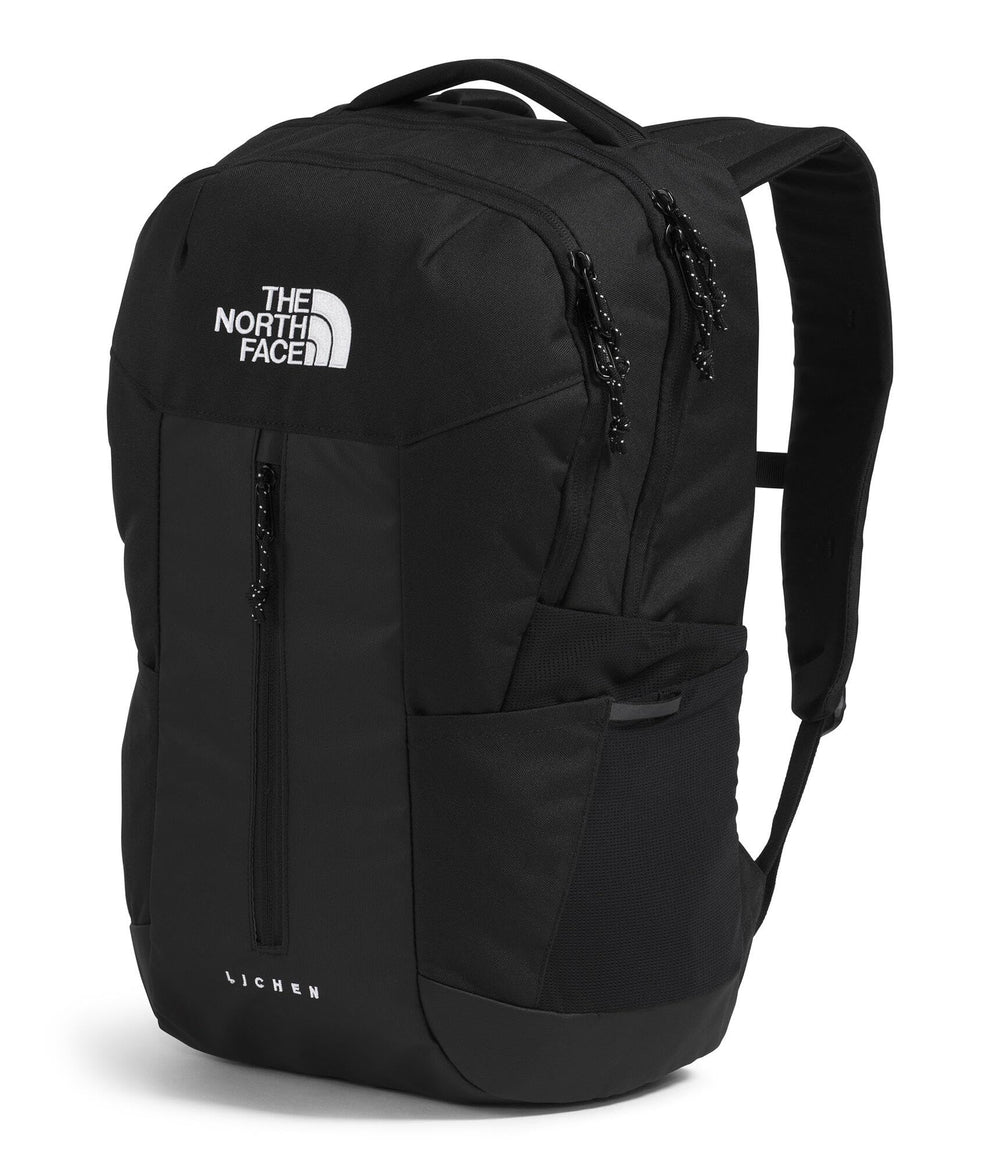 The North Face Lichen Daypack side view shows water bottle pockets for on the go hydration
