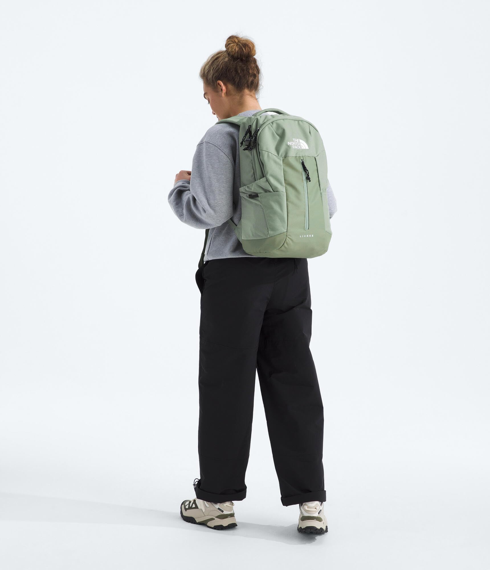 The North Face Lichen Daypack water bottle pockets for hydration on the move
