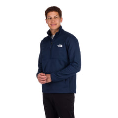 The North Face Astro Ridge ¼ Zip Summit Navy back view with comfortable range of motion.