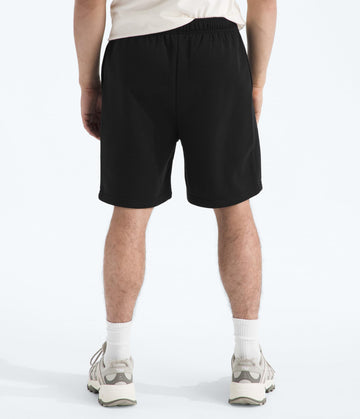 The North Face Evolution Simple Dome Short TNF Black back logo view.