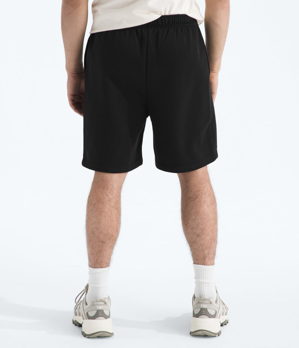 The North Face Evolution Simple Dome Short TNF Black back logo view.