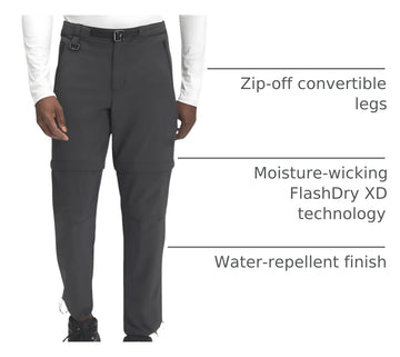 The North Face Paramount Convertible Pants' pockets keep small valuables secure.