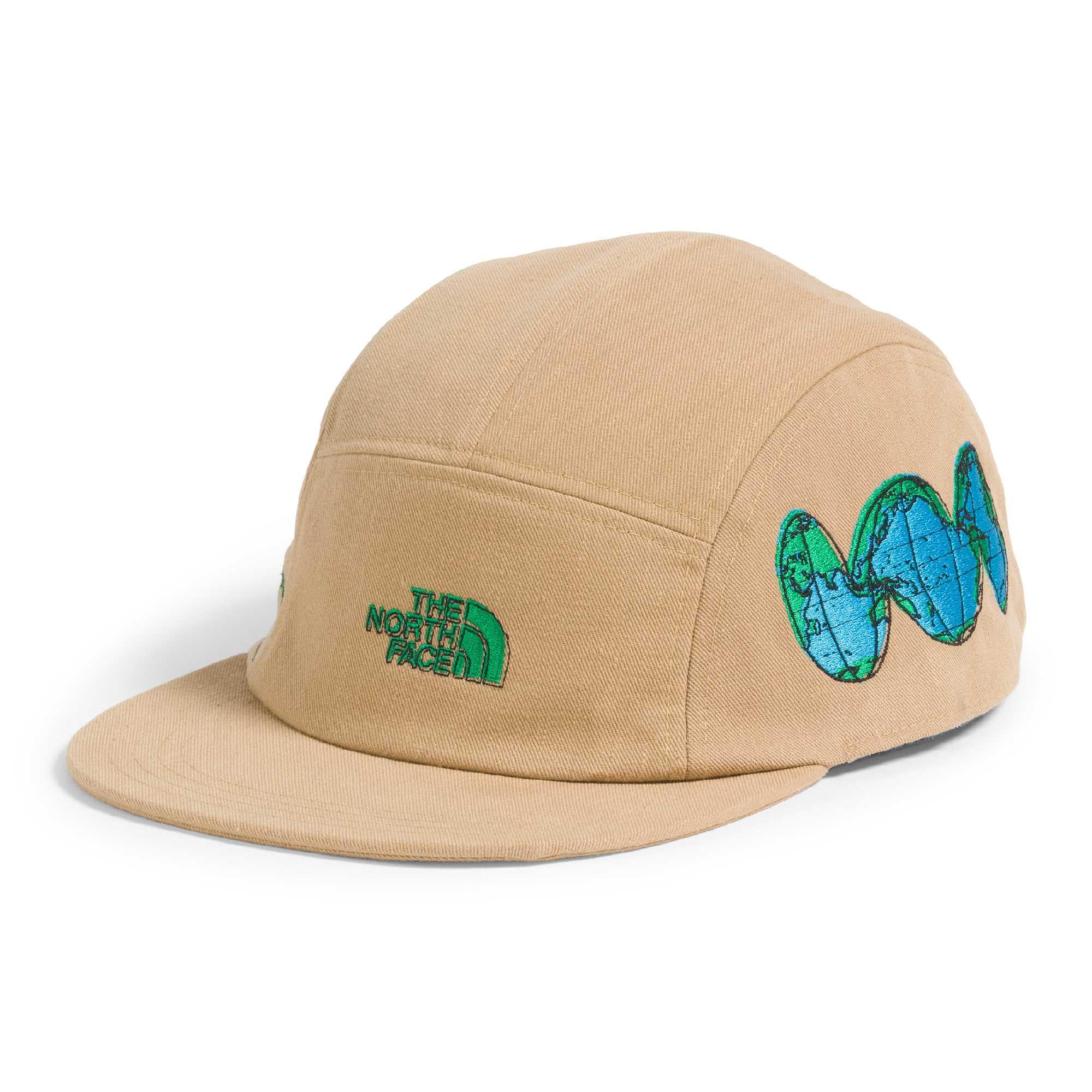The North Face Norm Camp Hat with shallow brim protects from sun during hikes.