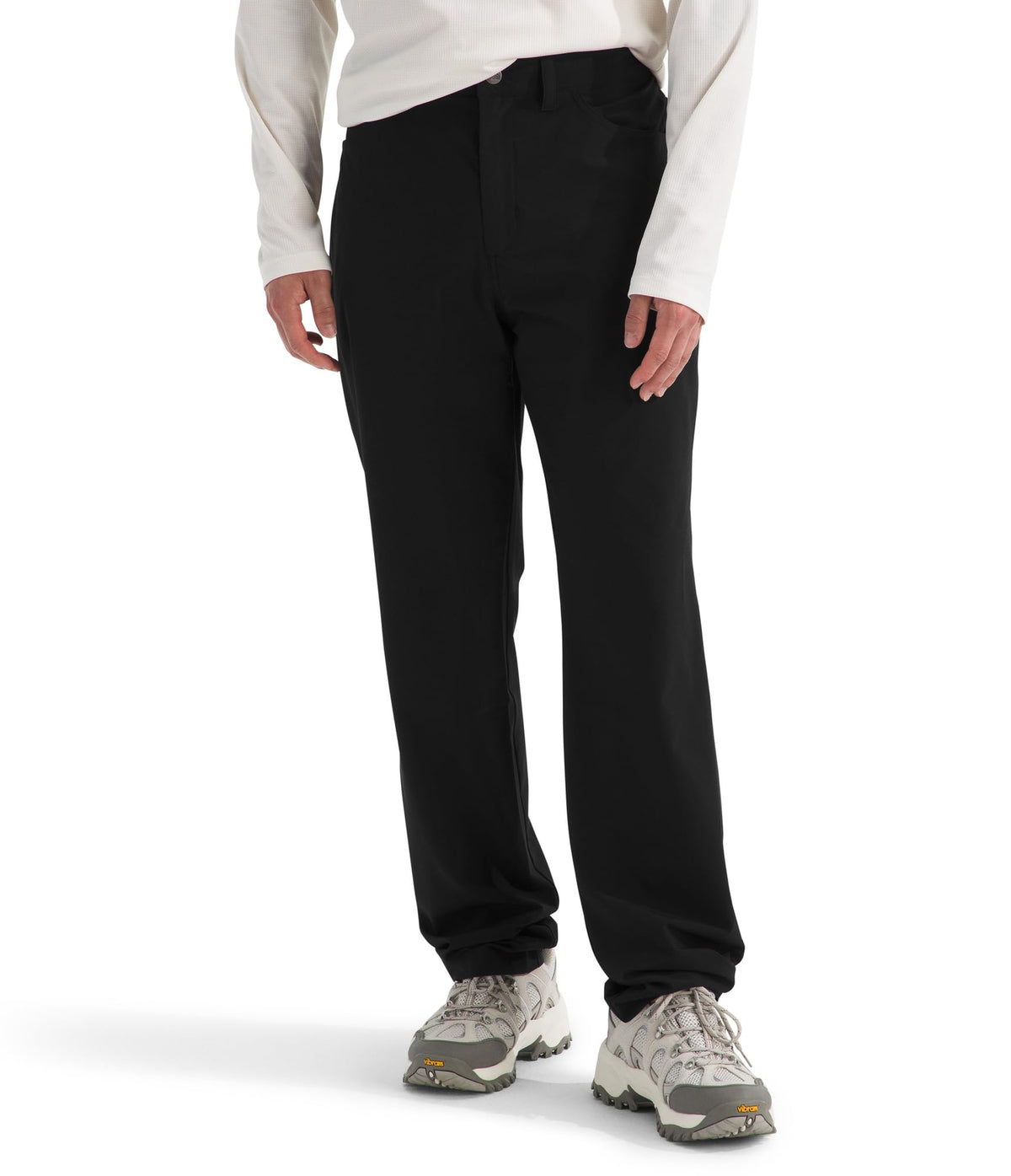 The North Face Paramount 5-pocket pants front view highlighting fit and fabric.