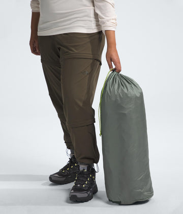 Freestanding Sequoia 4 with reflective guylines for added stability.