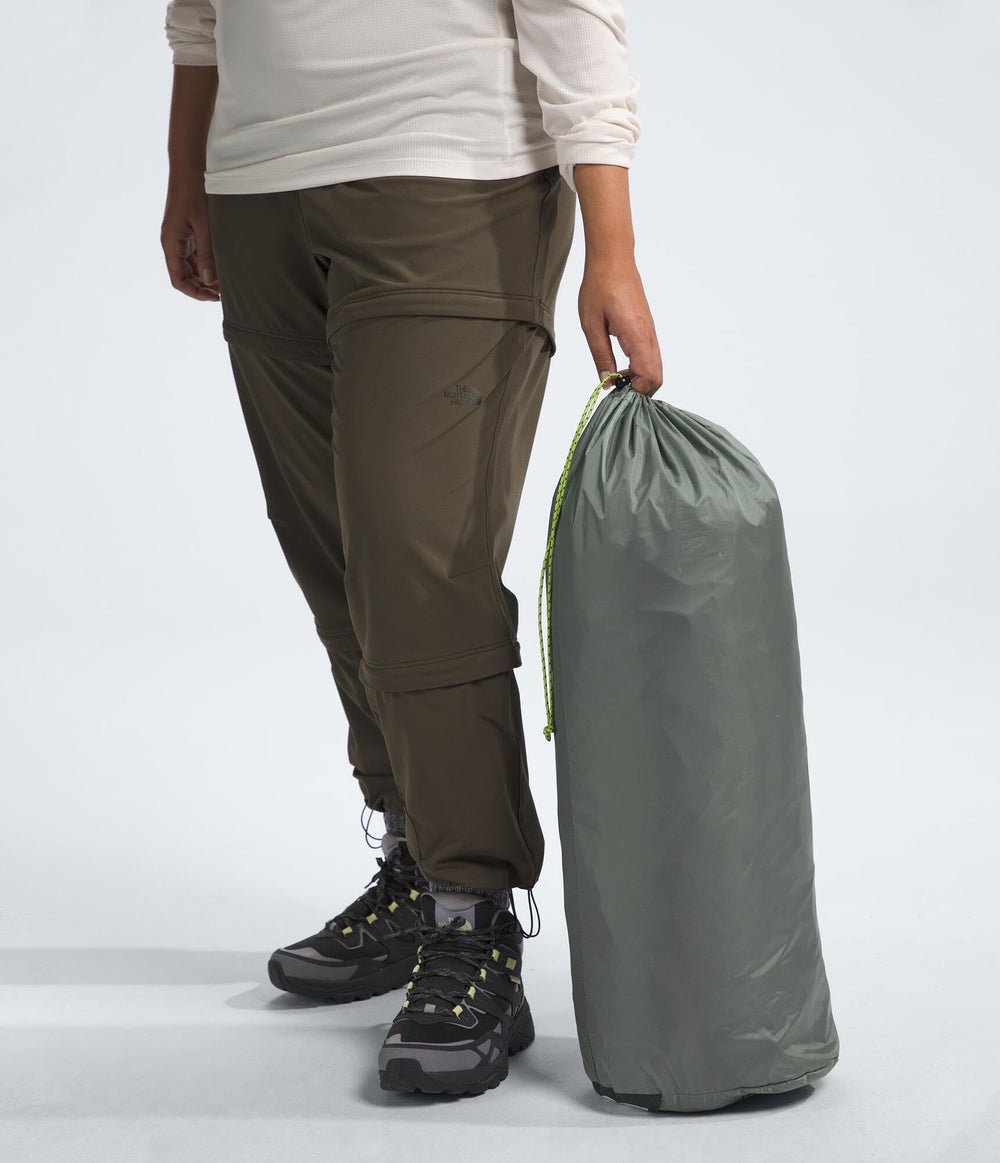 Freestanding Sequoia 4 with reflective guylines for added stability.