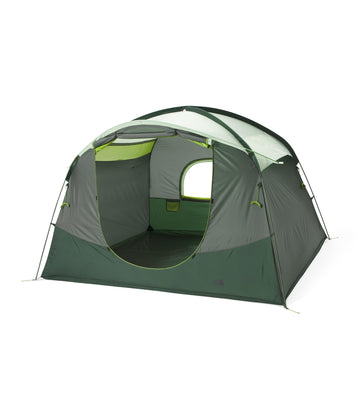 The North Face Sequoia 6 tent mesh door keeps bugs out while enjoying view.