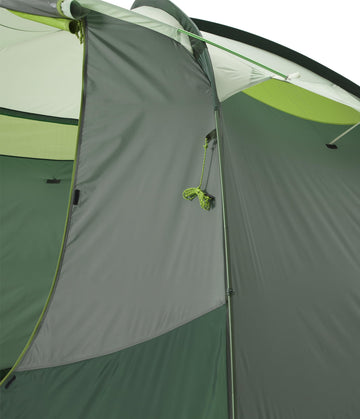 The North Face Sequoia 6 tent pre-bent poles maximize interior space.