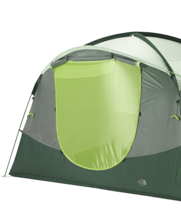 The North Face Sequoia 6 tent side ventilation promotes airy nights.
