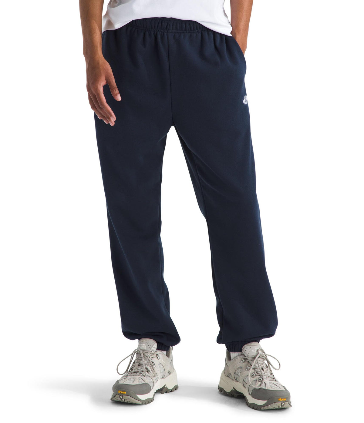 The North Face Simple Dome Pant Summit Navy front view for versatile outdoor wear.