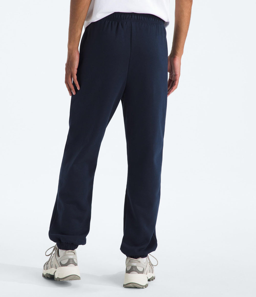 The North Face Simple Dome Pant Summit Navy side view with adjustable fit and silhouette.