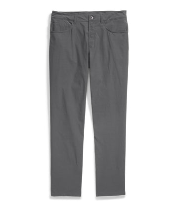 The North Face Sprag 5-Pocket Pant worn with layers demonstrates versatile outdoor use.