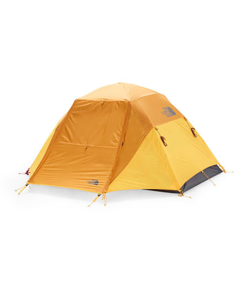 The North Face StormBreak 2 with side doors open for easy access and dual vestibules.