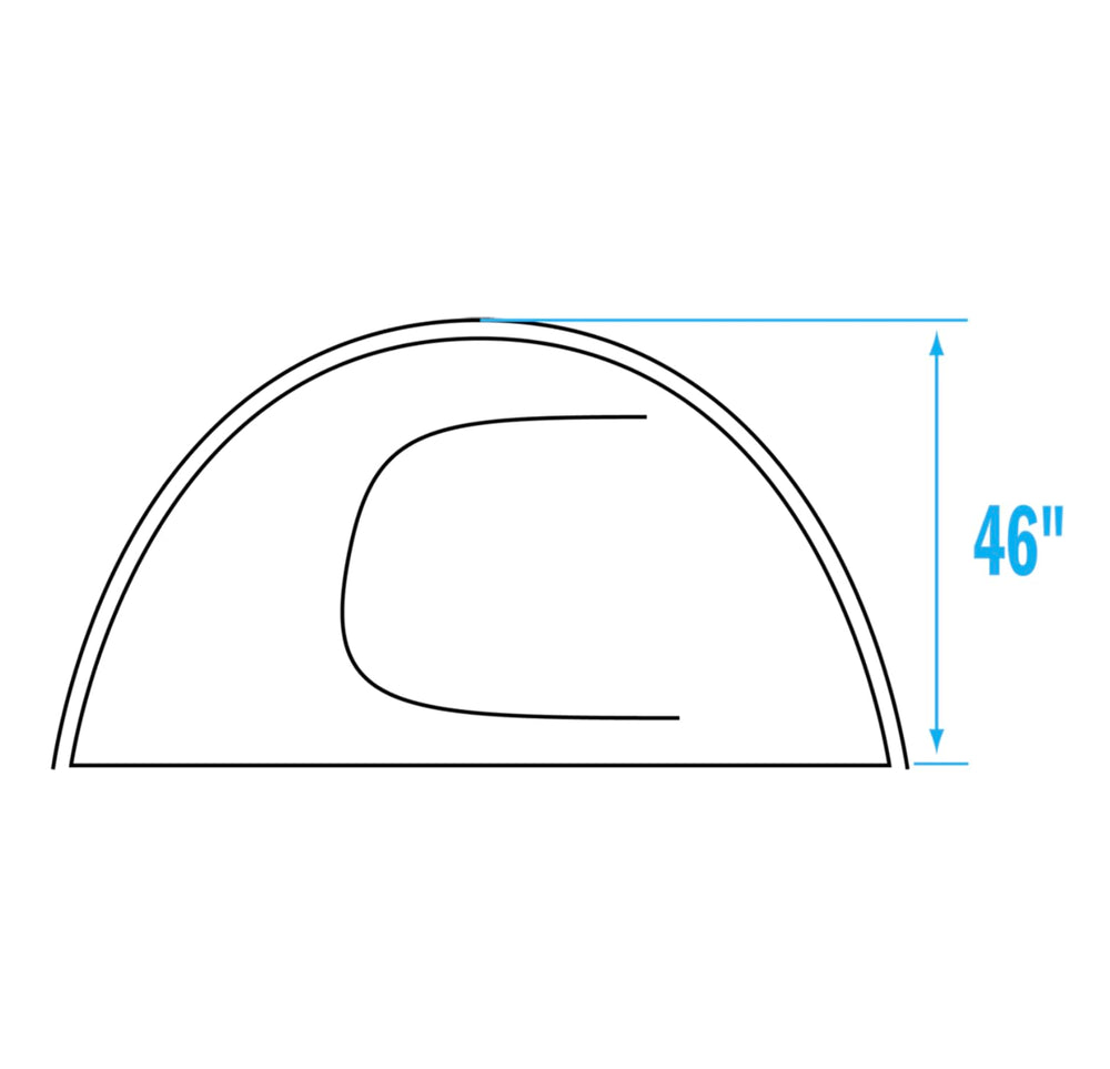The North Face Stormbreak 3 seam-taped canopy emphasizes durable weatherproof construction